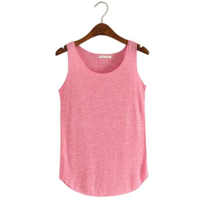T-shirt de sport en coton et bambou mélangé pour femme, vêtement solide et décontracté, col en U, po