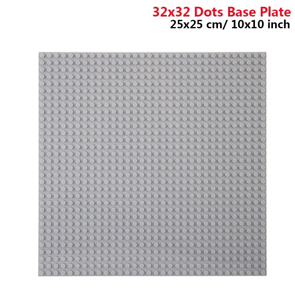 Blocs de construction classiques 32x32 32x16 points, plaque de Base MOC, briques de petite taille, p