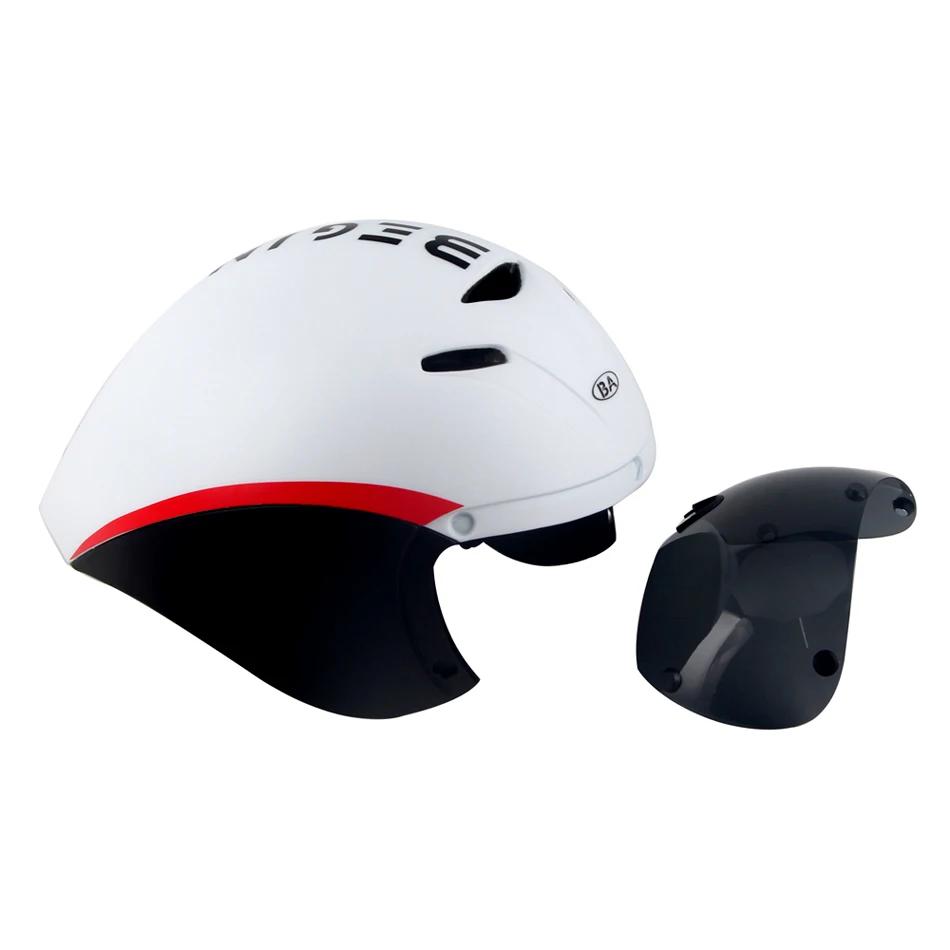 Aero Goggles casque de vélo TT Triathlon casques de vélo de route casque d'équitation de course auto