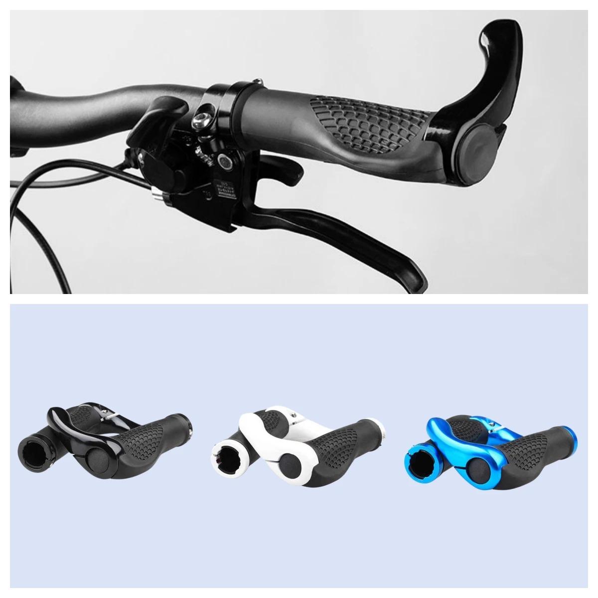 Poignées ergonomiques coordonnantes pour guidon de vélo, 1 paire, accessoires en alliage d'aluminium