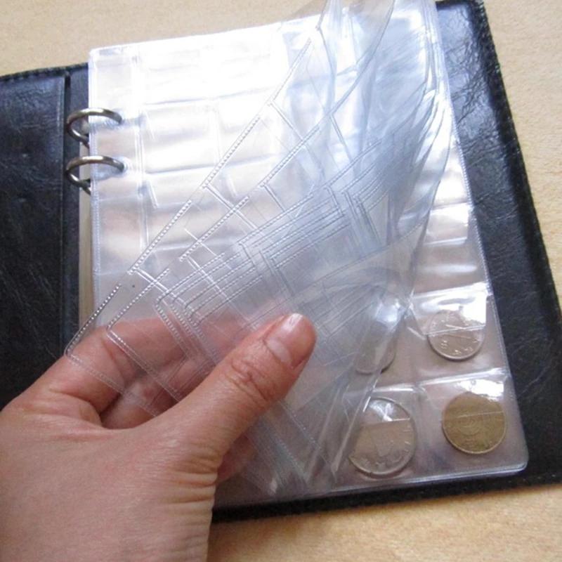 Livre de Collection de pièces de monnaie de grande capacité, 480/120 pochettes, classeur de pièces d