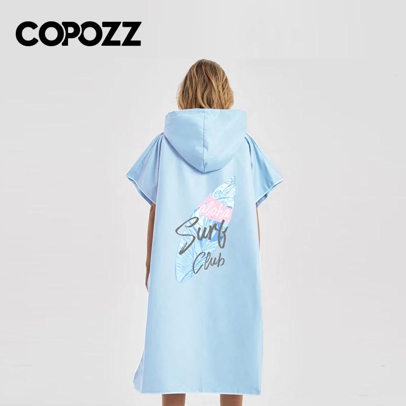 Poncho de Surf Personnalisé en Microcarence pour Adulte, Serviette de Bain pour Sports Aquatiques, R