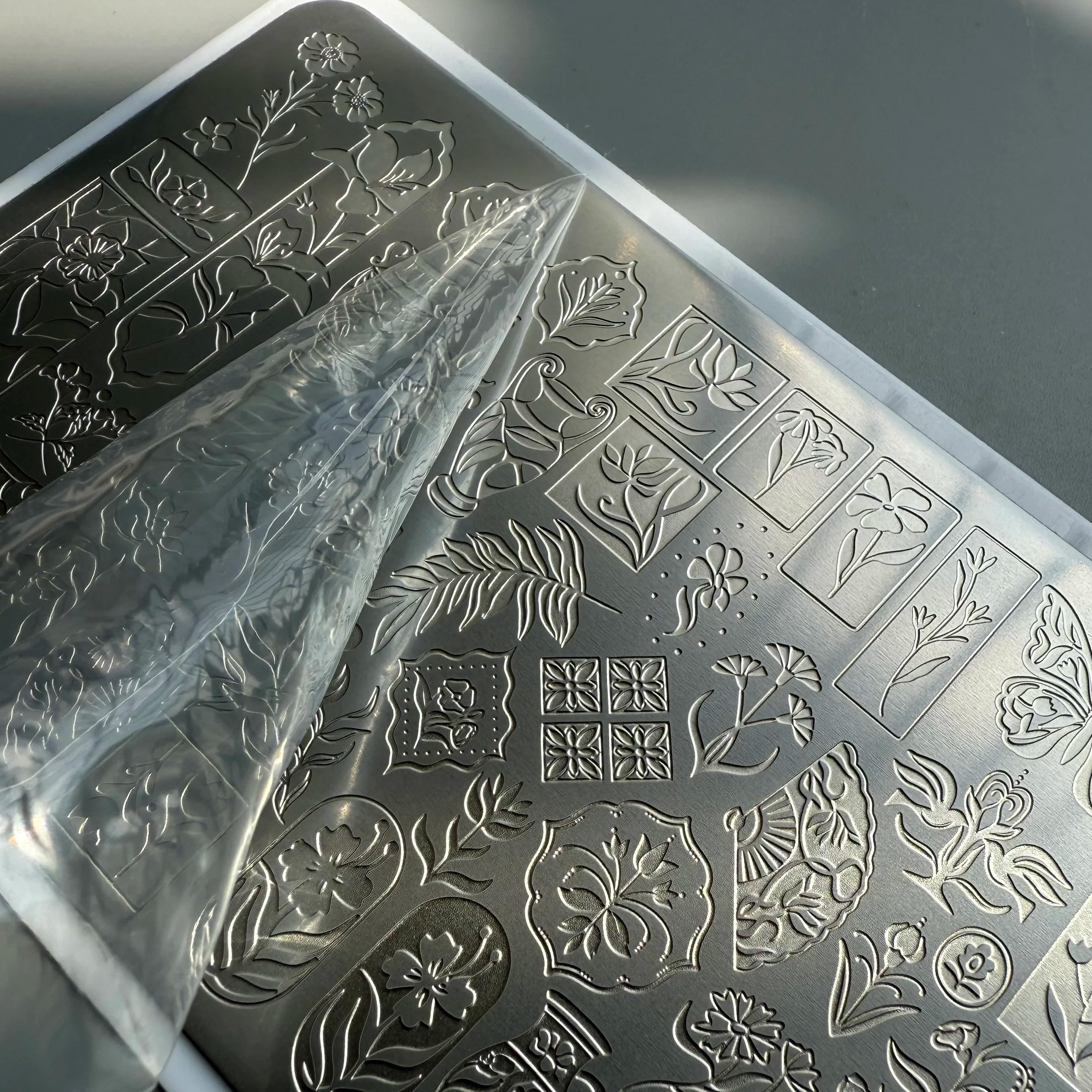 XMQ NAIL ART STAMPING PLATES TEMPLATE DE LONNE