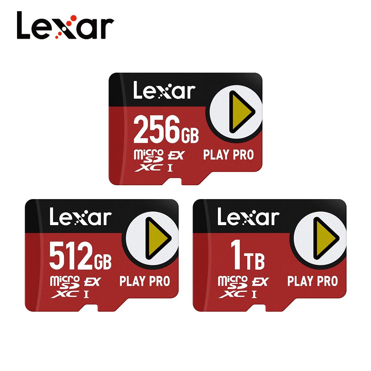 Lexar PLAY PRO carte vitesse de lecture Max 900 mo/s 256GB 512GB 1 to V30 microSDXC carte mémoire Ex