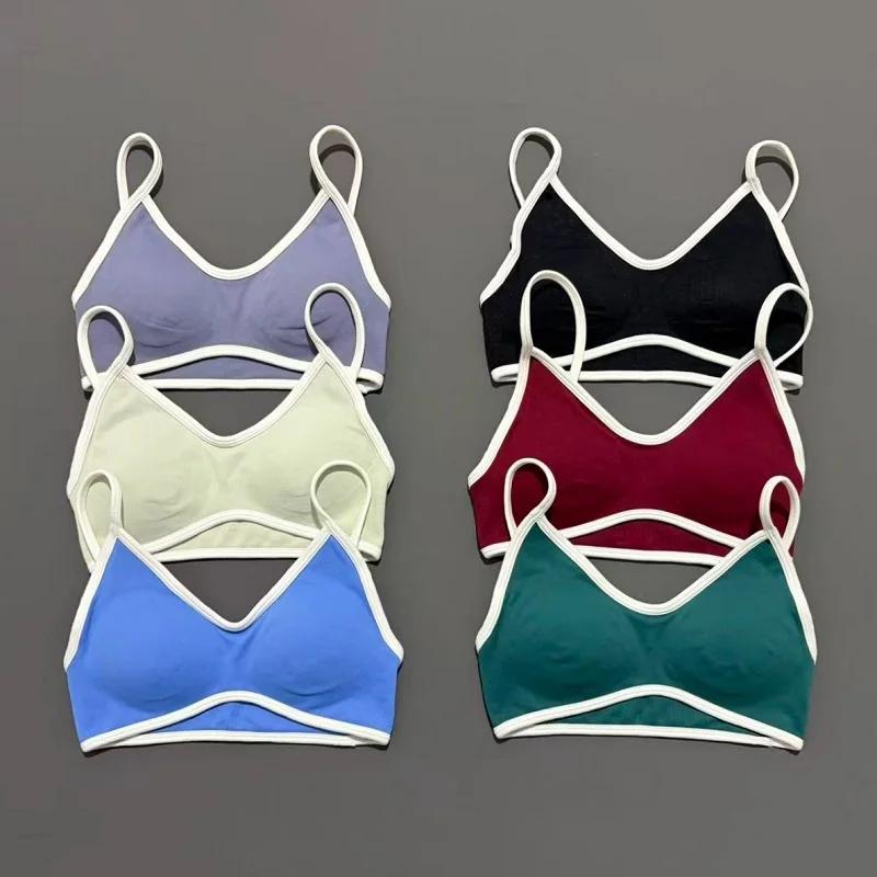 Soutien-gorge de sport réglable pour femmes, vêtements de gymnastique, Pilates, Yoga, Push-up, cours