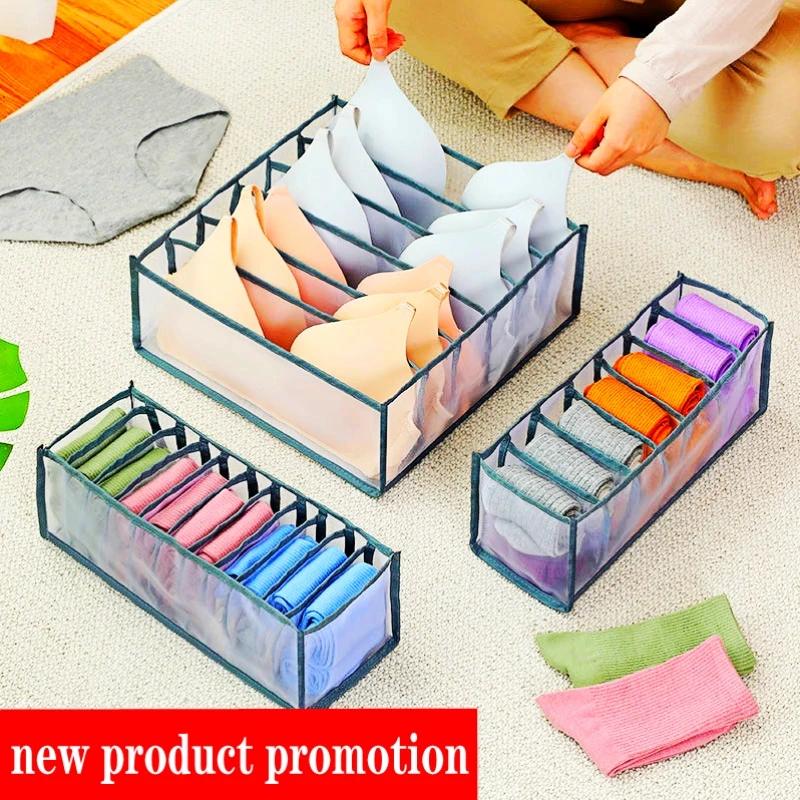 Organisateur culottes chaussettes boîtes de rangement garde-robe pantalons vêtements sous-vêtements 