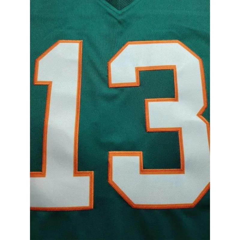 Maillot de Football brodé pour hommes, T-shirt respirant à col en v, maillot de Rugby Miami à manche