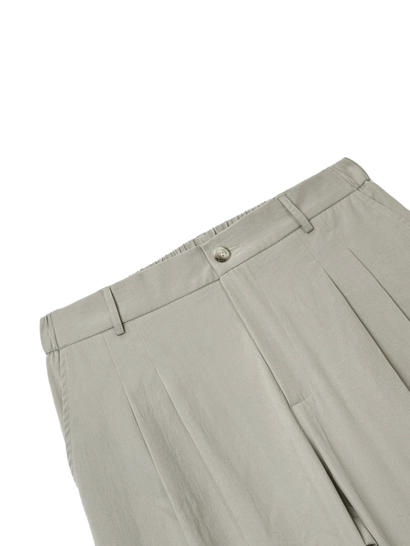 Pantalons de costume pour homme, style décontracté et formel, effet drapé élégant, tenue de travail 