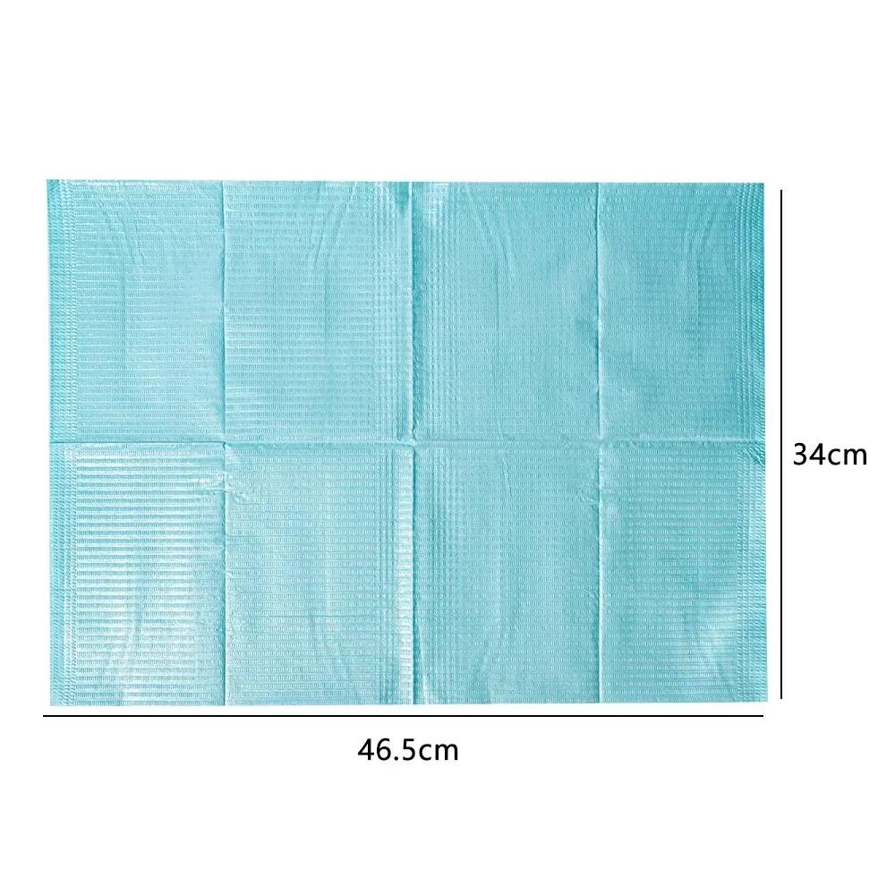 Serviettes de Table jetables pour ongles, 20 pièces, tapis, bavoirs dentaires violets, bavoirs de de