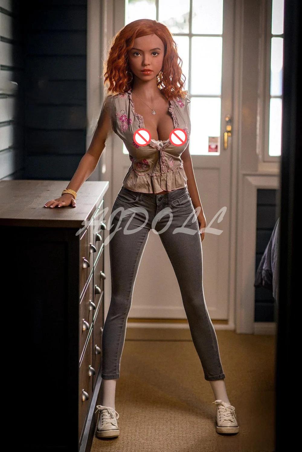 Mp DOLL-Poupée Sexuelle en TPE de 145cm pour Homme, Jouet Sexuel avec Gros Seins, Oral, Vagin, Anal,