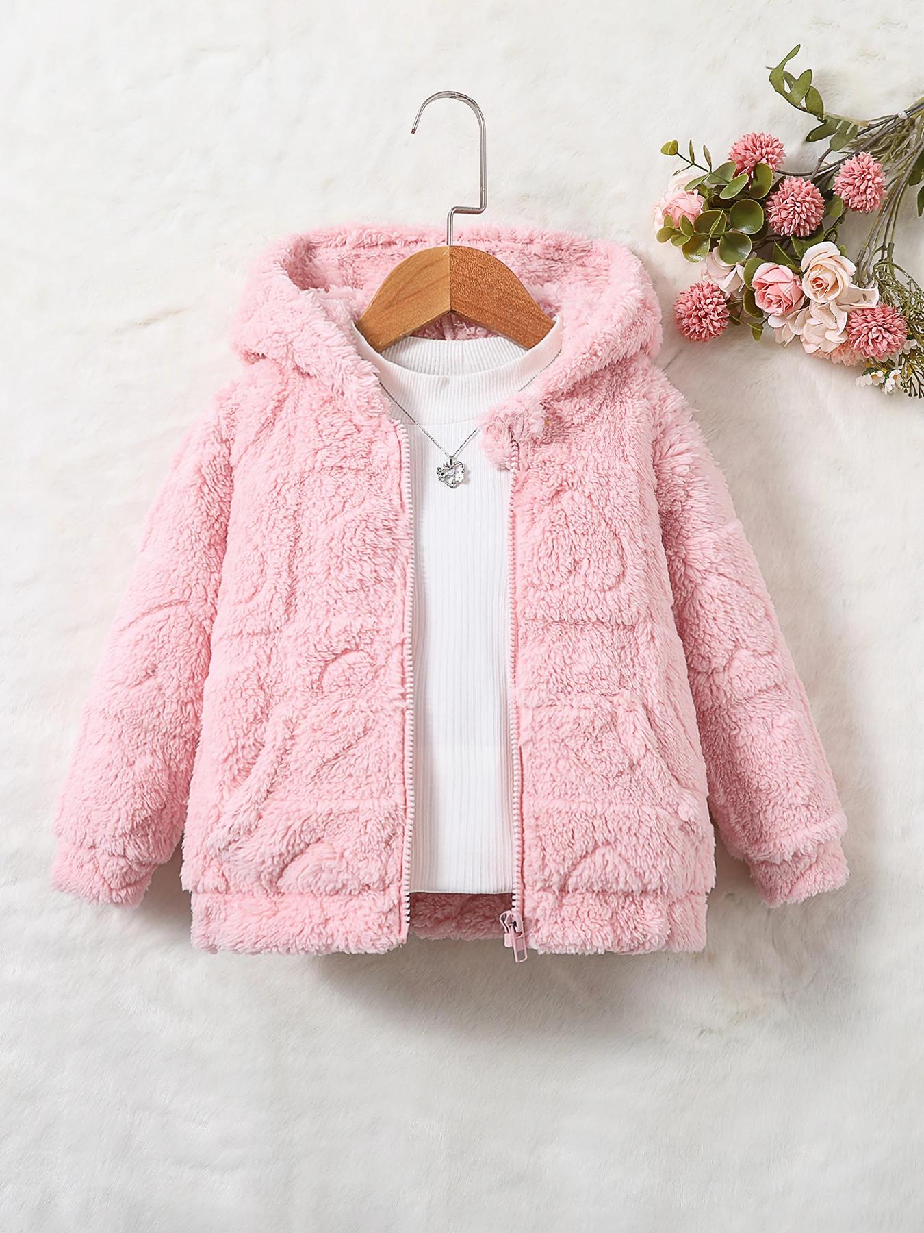 Manteau à capuche en cachemire pour filles, nouvelle mode printemps et automne pour enfants, 1 pièce