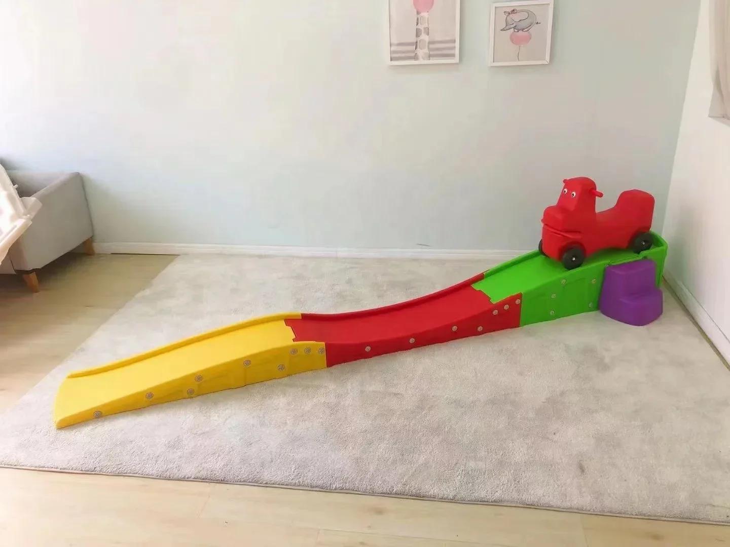 Jeu de montagnes russes de couleur blanche, jouet en plastique B-M pour enfants