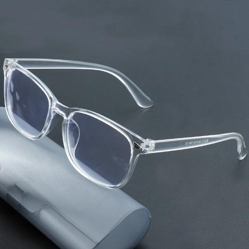Lunettes Anti-lumière bleue à rivets carrés, 1 pièce, pour les déplacements quotidiens, lunettes à l