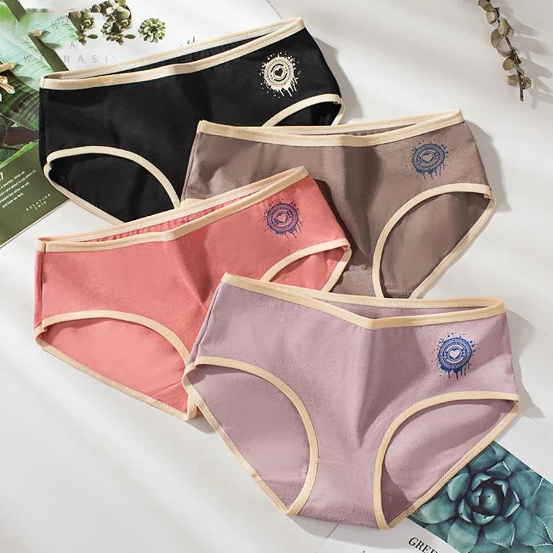 5 pièces/ensemble adolescents sous-vêtements pour fille coton adolescentes slips doux adolescente cu