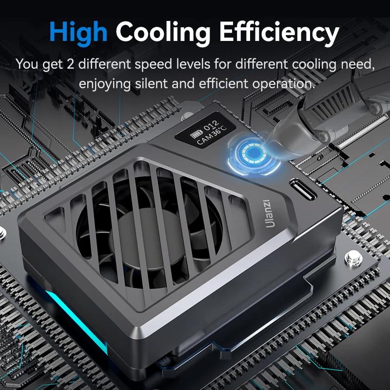Ulanzi CA25 système de refroidissement de caméra nouvelle Version ventilateur de refroidissement de 