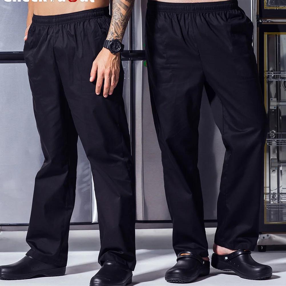 Une paire de vêtements de travail de chef pantalons durables pantalons de chef en matériau respirant