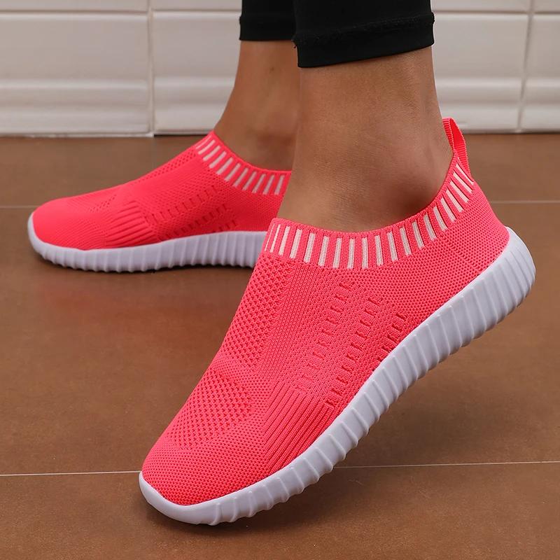 Baskets à fond plat pour femmes, chaussures de sport décontractées en plein air, simples, confortabl