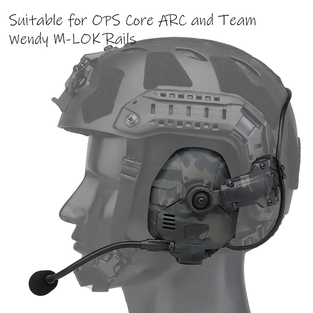 Casque DulBluetooth à réduction de bruit pour coque de noyau OPS et casque de M-LOK Wendy chasse tir