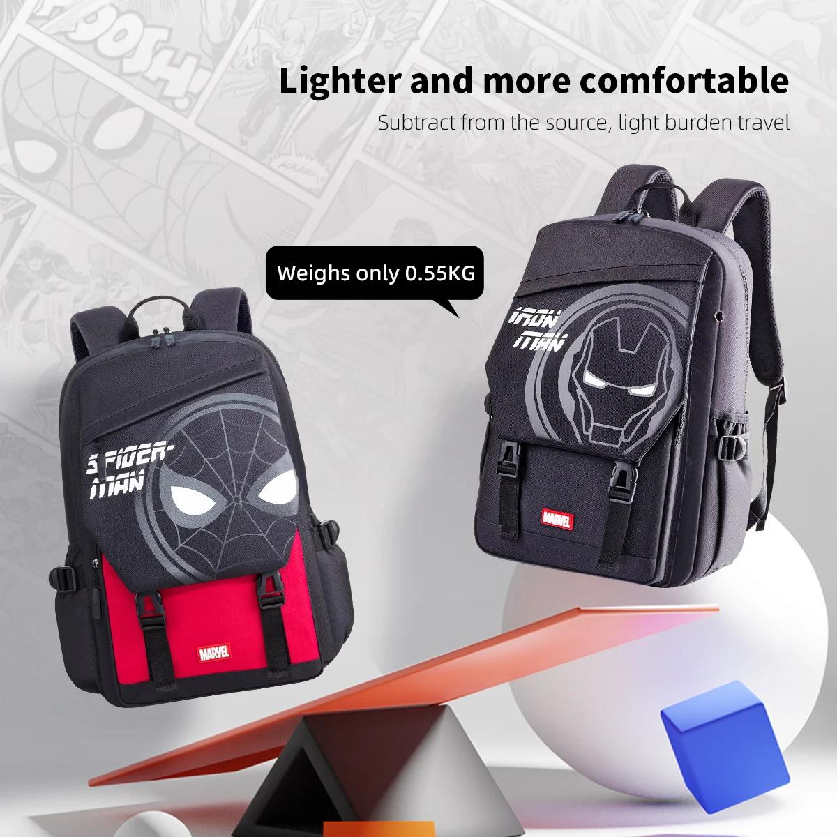Disney MARVEL Spider-Man Ultra-léger respirant Polyester fibre sac d'école sac à dos sac pour enfant