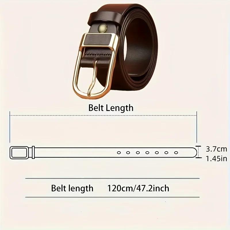 Ceinture décontractée à la mode pour hommes, Style Coboy, boucle ardillon, jean rétro, ceinture d'af