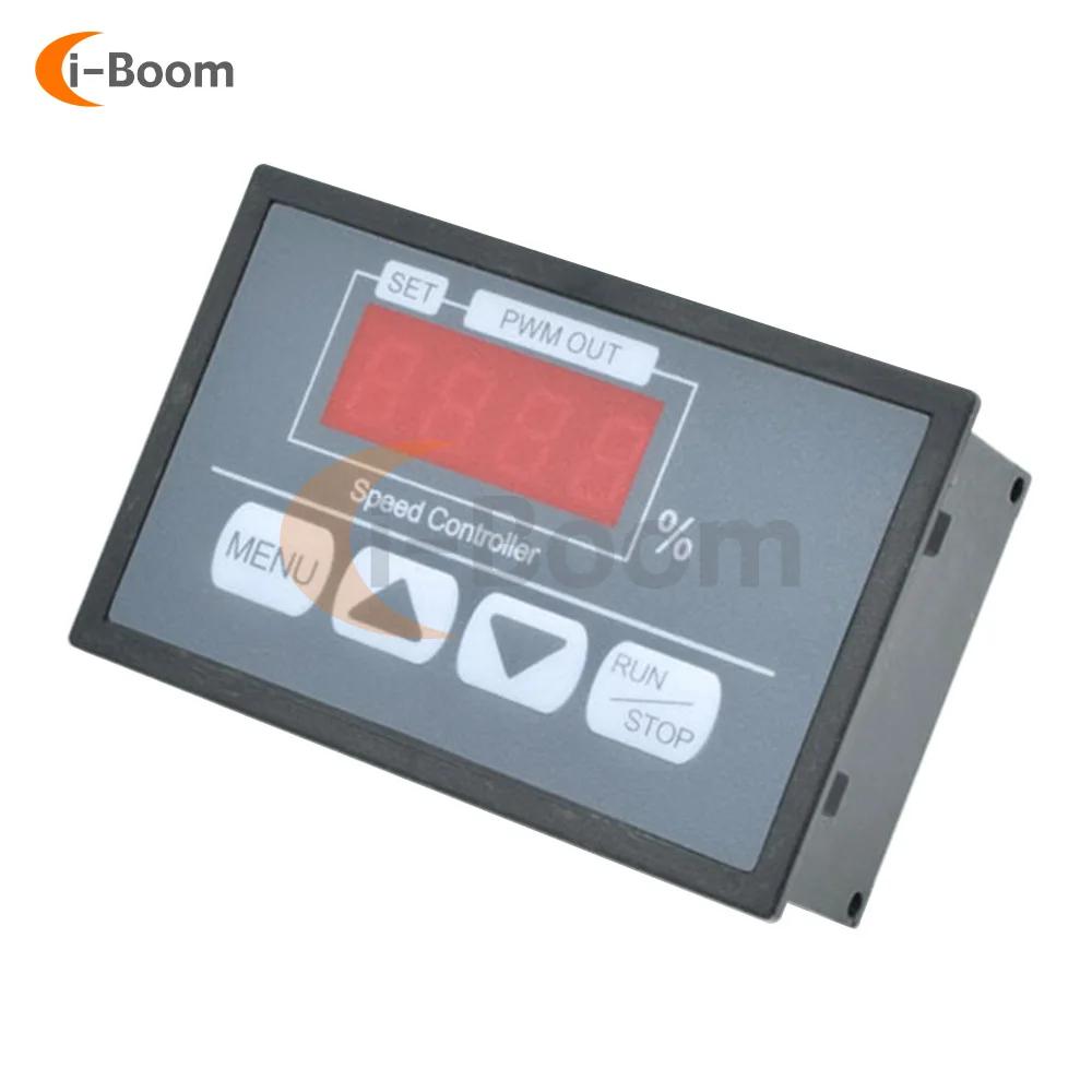 Contrôleur de vitesse de moteur PWM DC6-60V, contrôleur de puissance avec affichage numérique LED, d
