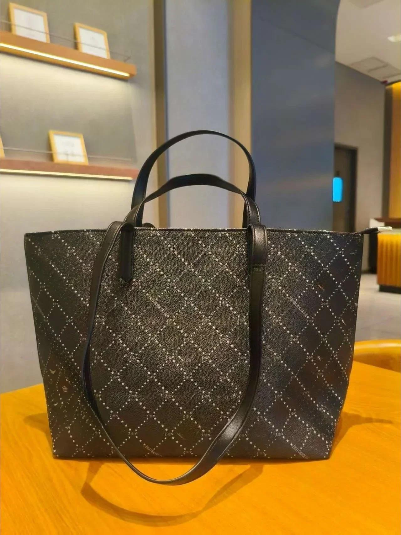 Sac ZV Nouvelle Collection Printemps-Été, Grande Capacité, Portable, Sac à Bandoulière, Sac Cabas Te