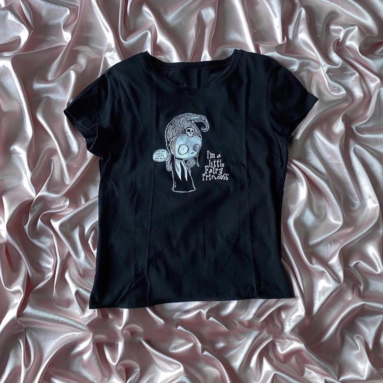 Harajuku esthétique Y2k haut court femmes Sexy lettre impression graphiques bébé t-shirt Goth décont