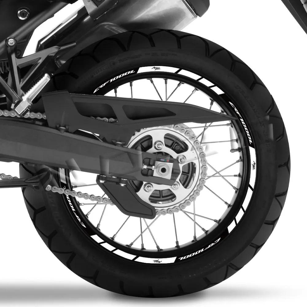 Autocollant réfléchissant pour jante de roue de moto, pour Africa Twin CRF1000L crf 1000 l, bande de