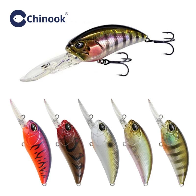 Leurre de pêche au basse CHINOOK Crankbait 87MM 16G, profondeur 2-3m, leurre coulant moyen, leurre à
