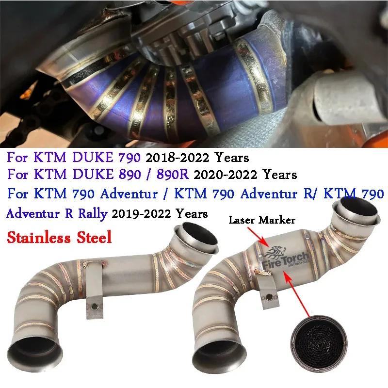 Silencieux d'échappement sans lacet pour Moto, lien central, pour KTM DUKE 790 890 Adventure R Rally