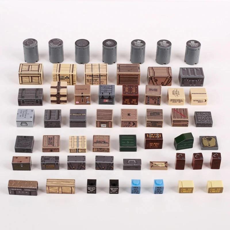 Blocs de construction militaires WW2, figurines de soldats, cadeaux, jouets, armes américaines, gile