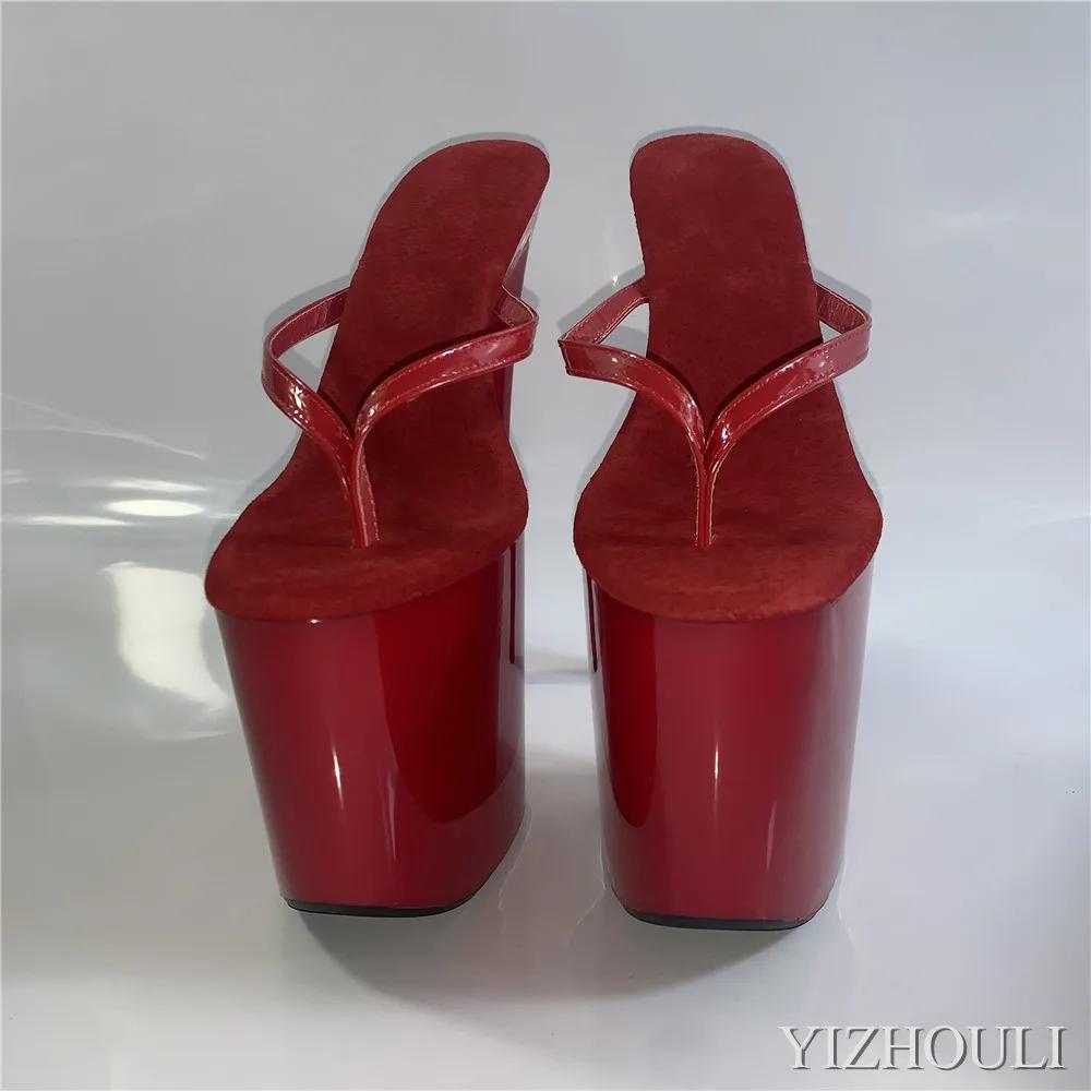 Tongs de Princesse à Talons Aiguilles Sexy de 15 à 20 cm, Chaussures de Boîte de Nuit Personnalisabl