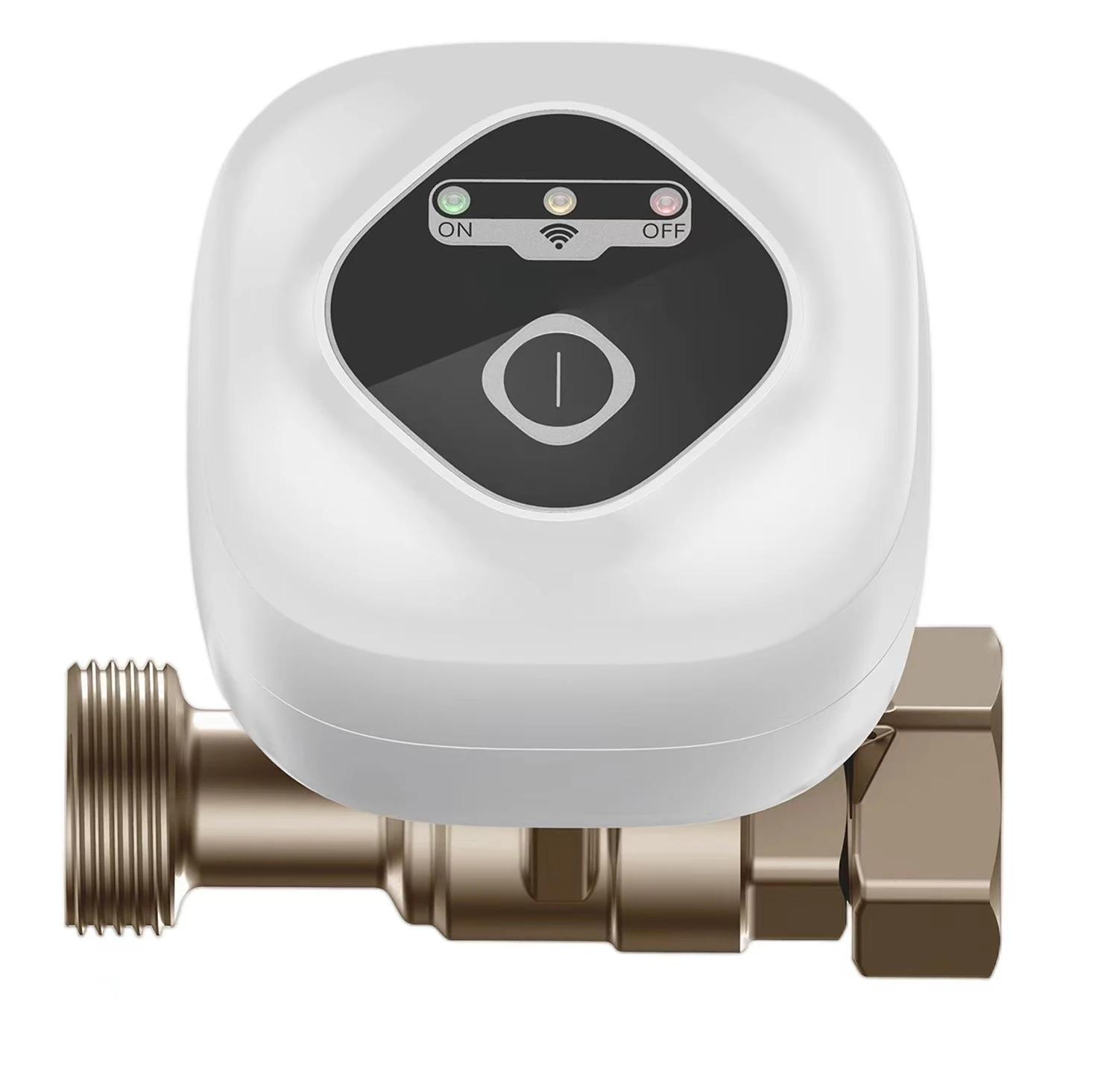 Vanne intelligente pour eau et gaz, commande vocale à distance via application, alarme automatique d