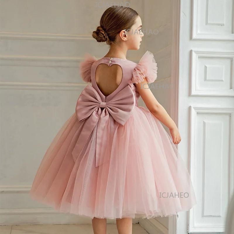Robe de princesse en tulle pour filles, idéale pour le premier anniversaire, les fêtes d'enfants, le