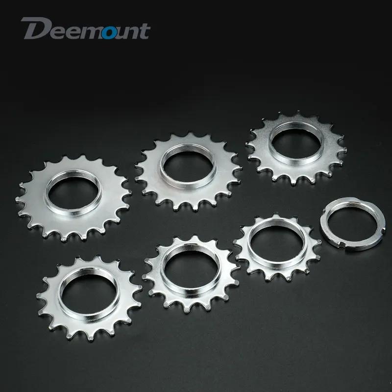 Deemount – roue libre de vélo à pignon fixe, verrouillage du moyeu, 1 vitesse, anneaux de verrouilla