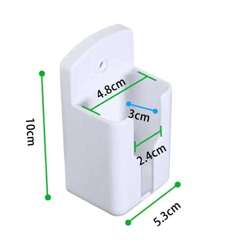 Support de télécommande de climatiseur suspendu ABS, boîte de rangement murale pour télécommande, su