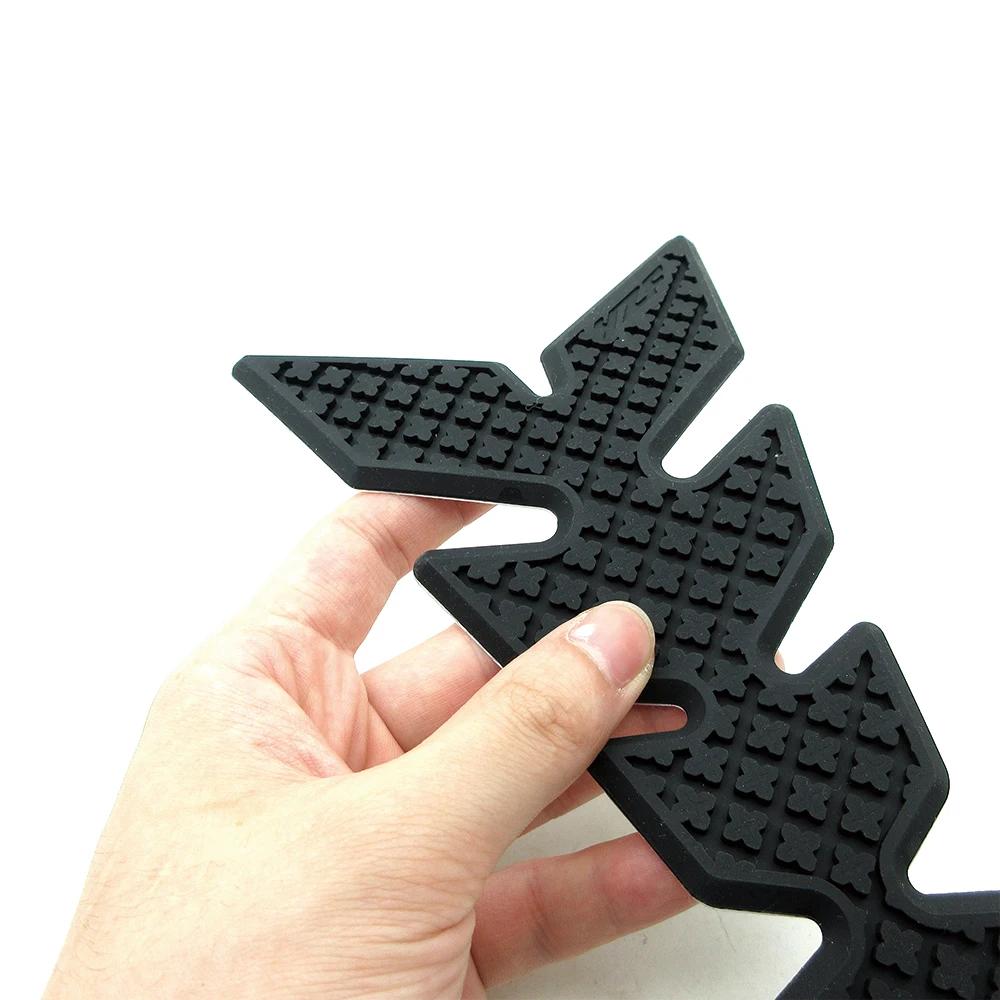 Autocollants de protection pour réservoir de moto, autocollants antidérapants latéraux de Traction p