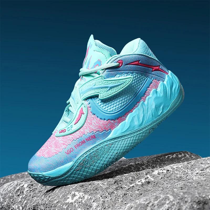 Hommes chaussures de basket-ball chaussures de sport respirant athlétique unisexe en plein air unise