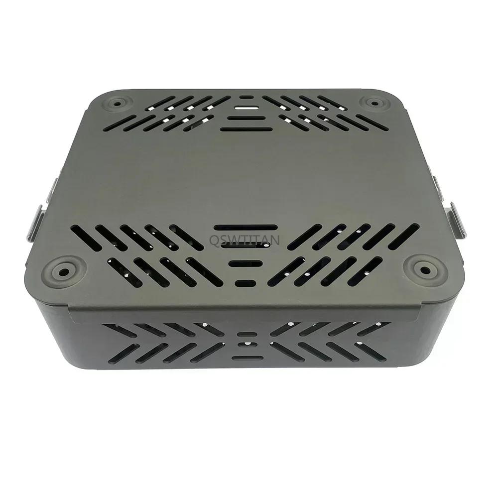Boîte de stérilisation utilisée pour une petite perceuse électrique, scie, Instruments chirurgicaux 