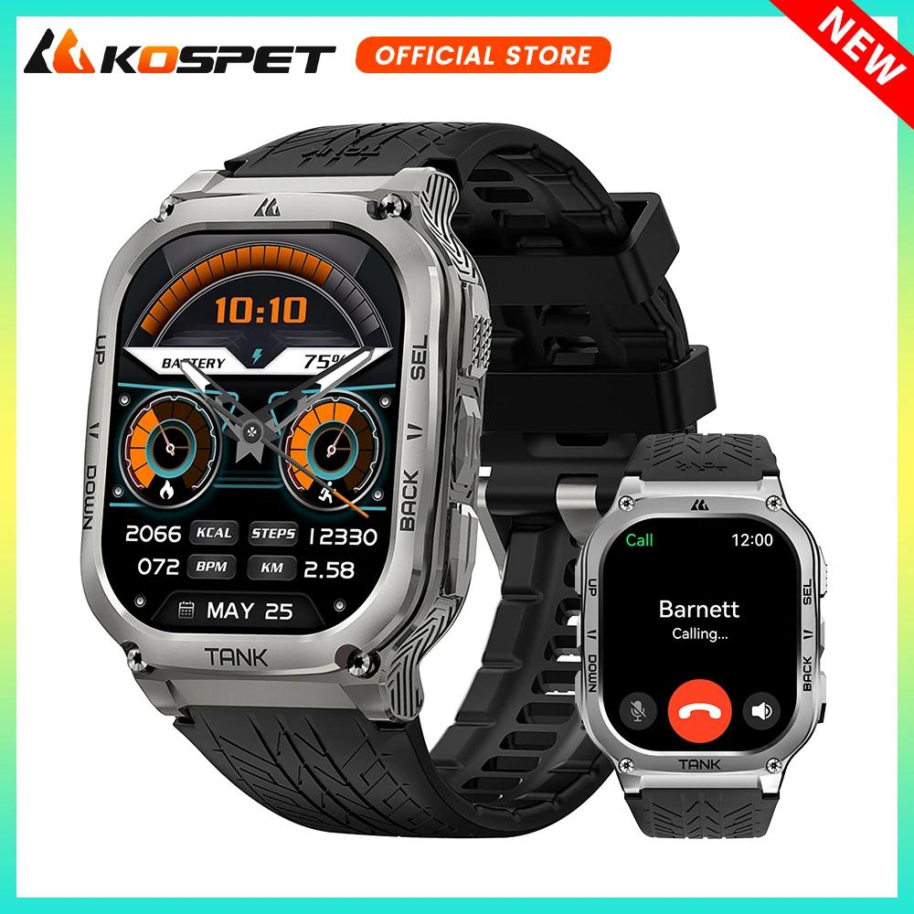 2025 Original KOSPET TANK M3 montre intelligente hommes Smartwatch pour femmes 480mAh numérique Fitn