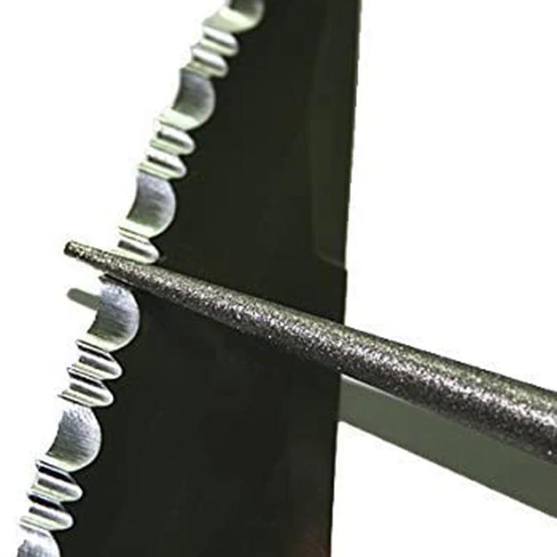 Pierre à aiguiser diamantée rétractable pour couteau, outil d'affûtage polyvalent, meule portable ex
