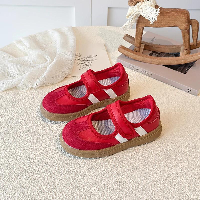 Baskets décontractées pour enfants de 3 à 18 ans, chaussures rouges toutes saisons pour garçons et f