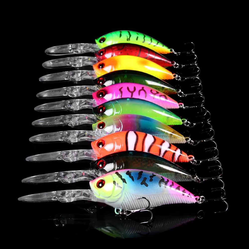 Hengjia 12.5 cm 20.5g manivelle leurre leurre de pêche brochet carpe pêche artificielle dur appât Wo