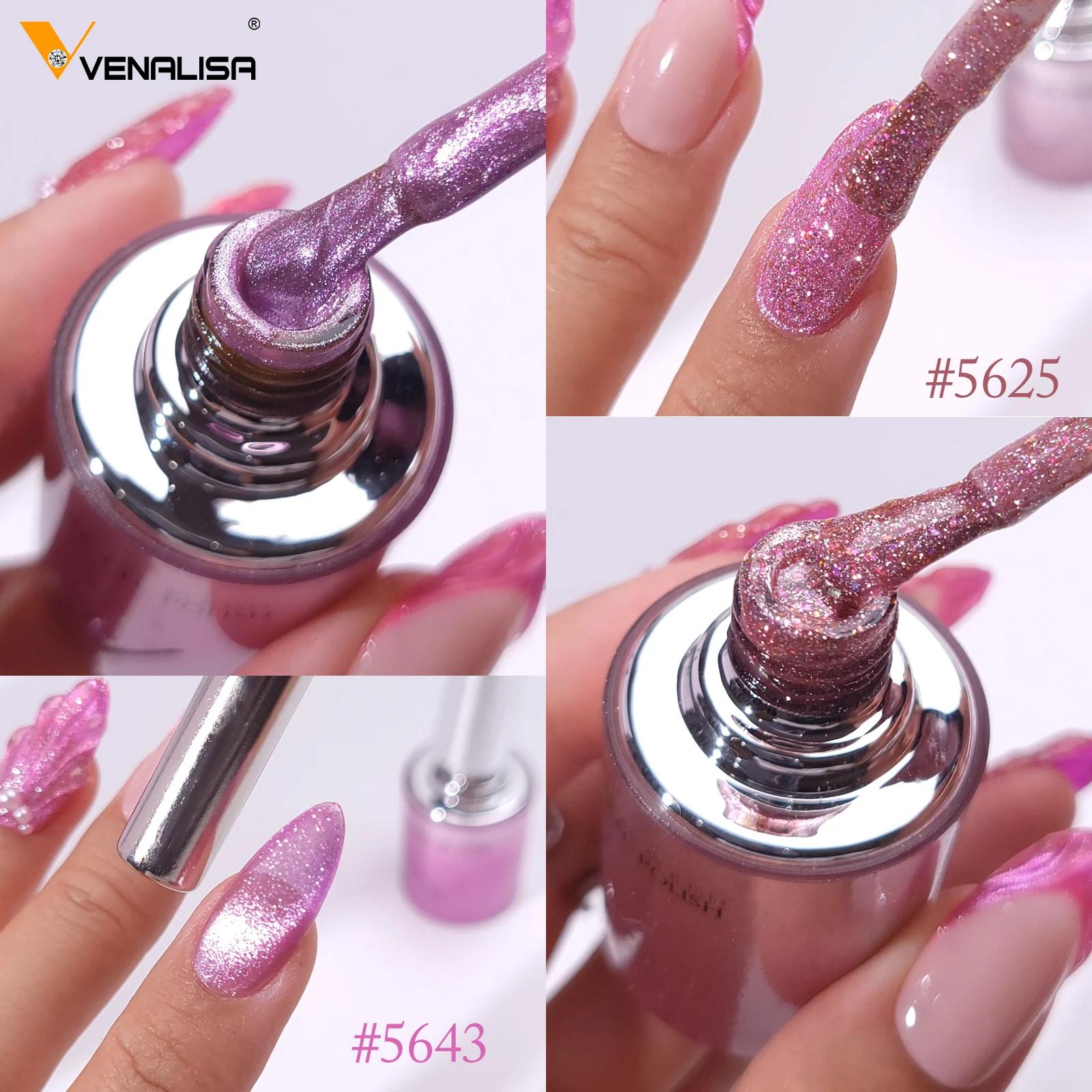 10 ml * 1 pc Venalisa vernis à ongles Hema gratuit TPO couleur libre diamant étincelle aimant 10DCat