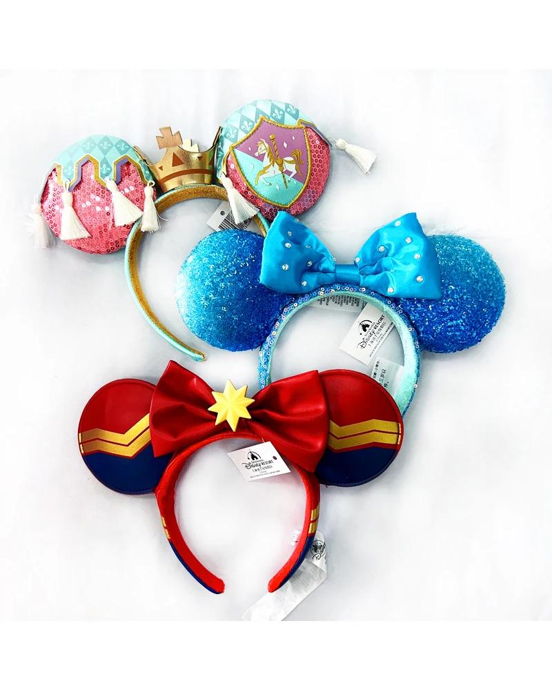 Bandeau oreilles Disney Mickey, feu d'artifice, avec Jack Pumpkin King, bandeau Cosplay, lettre Disn