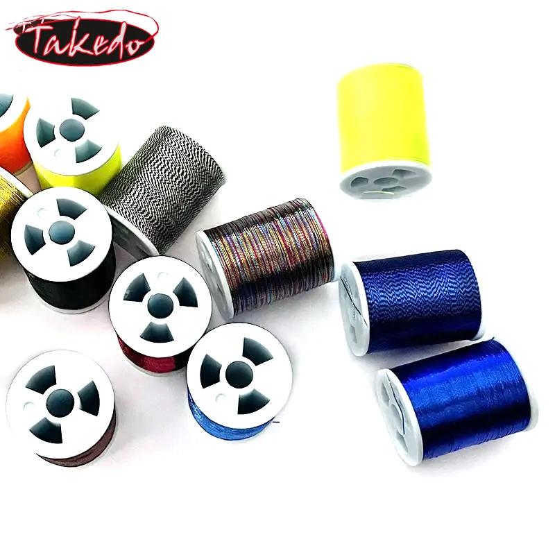 TAKEDO bobine fil Nylon métallique NCP 100 yards - 15 pièces pour enroulement bricolage construction réparation DIY
