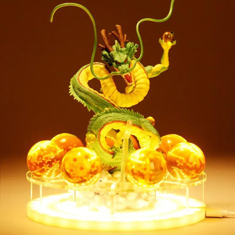Anime Dragon Ball Z Shenron lampe Super Saiyan Goku figurine Dragon Ball shenlong modèle lumière Bas