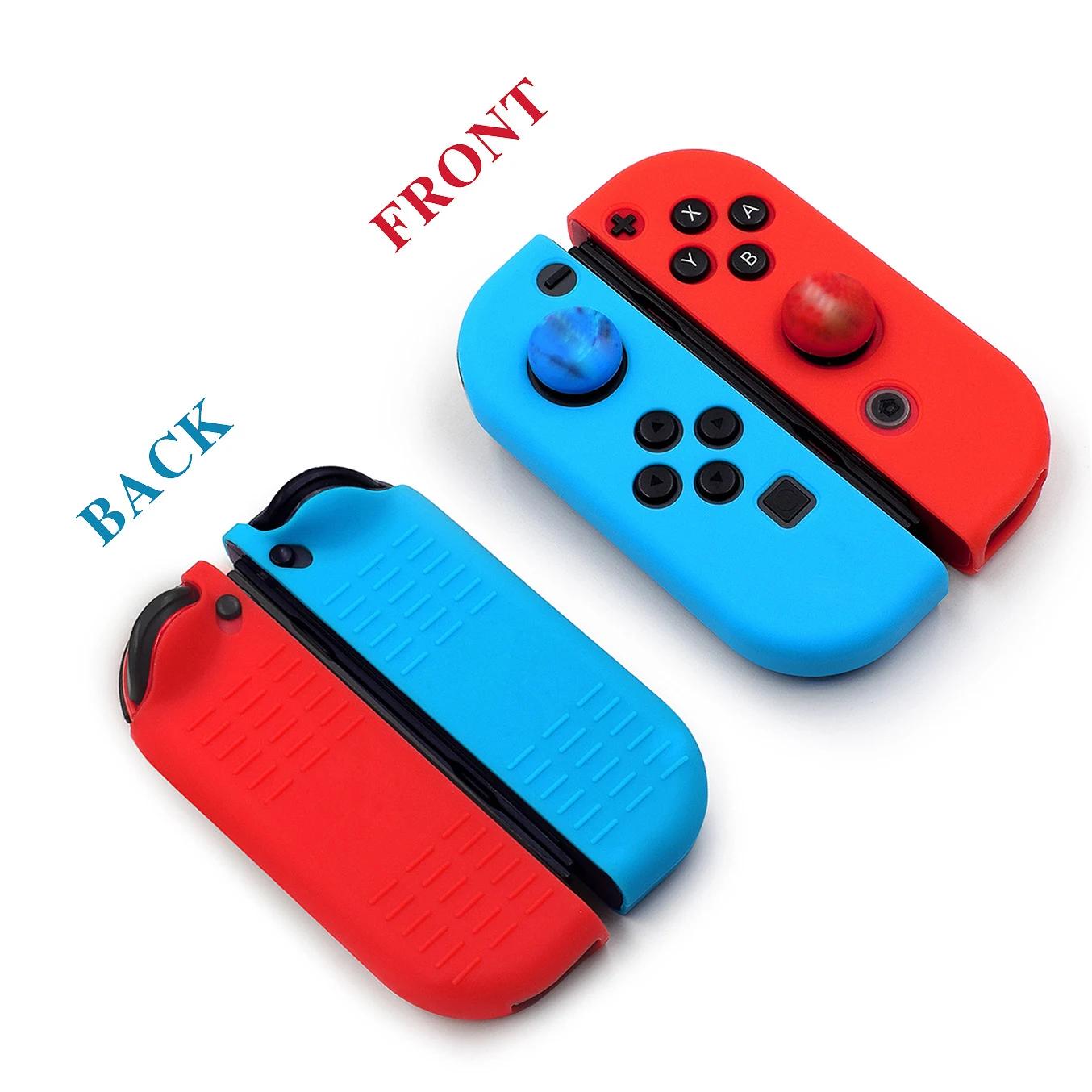 Coque en silicone pour manette Switch Joycon, accessoires de remplacement Nintendo Switch OLED, poig