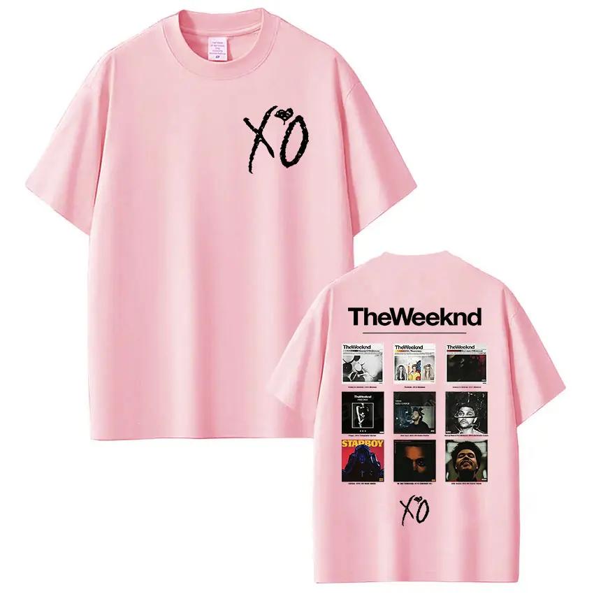 Rappeur The Weeknd Xo Album 2025 t-shirts graphiques femmes hommes Hip Hop T-shirt unisexe mode Hara