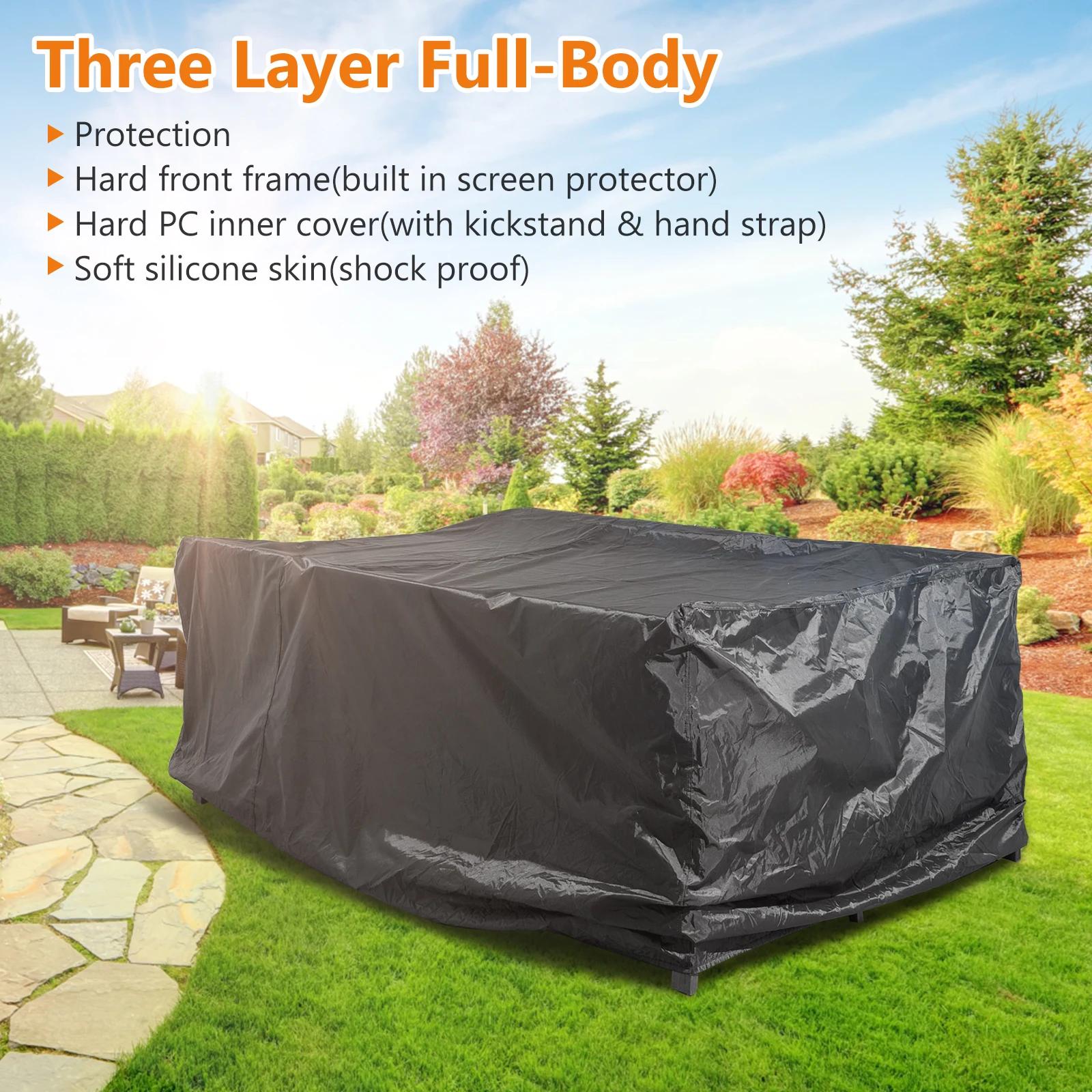 Housse de protection imperméable pour meubles d'extérieur, 210D, pour terrasse, jardin, Table, pluie